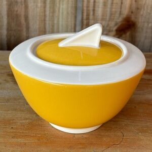 Villeroy & Boch Wonderful World Yellow Sugar Bowl & Lid